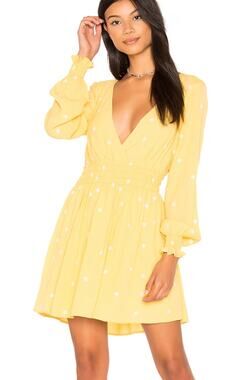 chania mini dress for love and lemons For Love And Lemons | Dresses | For Love Lemons Chania Mini Dress Size Mm Yellow